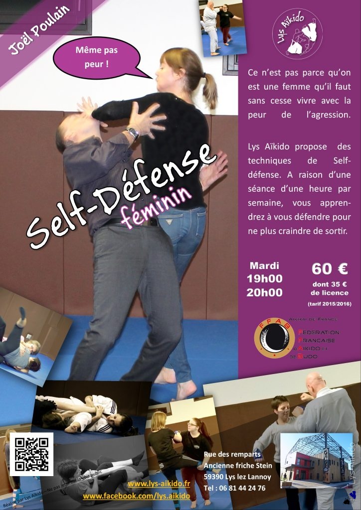 Lys Aikido - Affiche Self Defense 2016-2017 v1.0.1